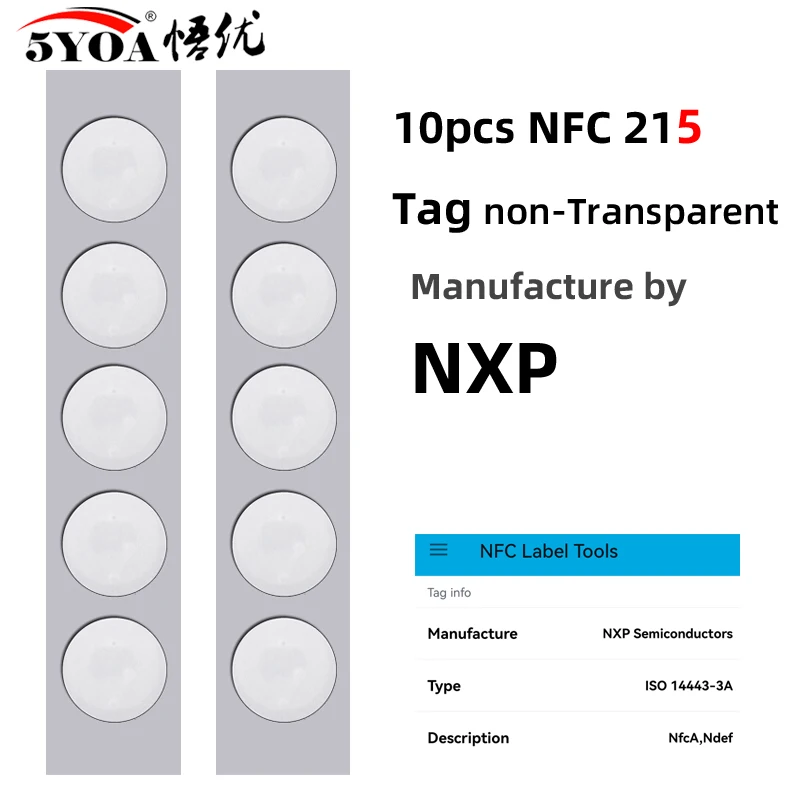 Transparent NFC Sticker with Embedded Circuits 10 Transparent NFC Sticker with Embedded Circuits - Image 10
