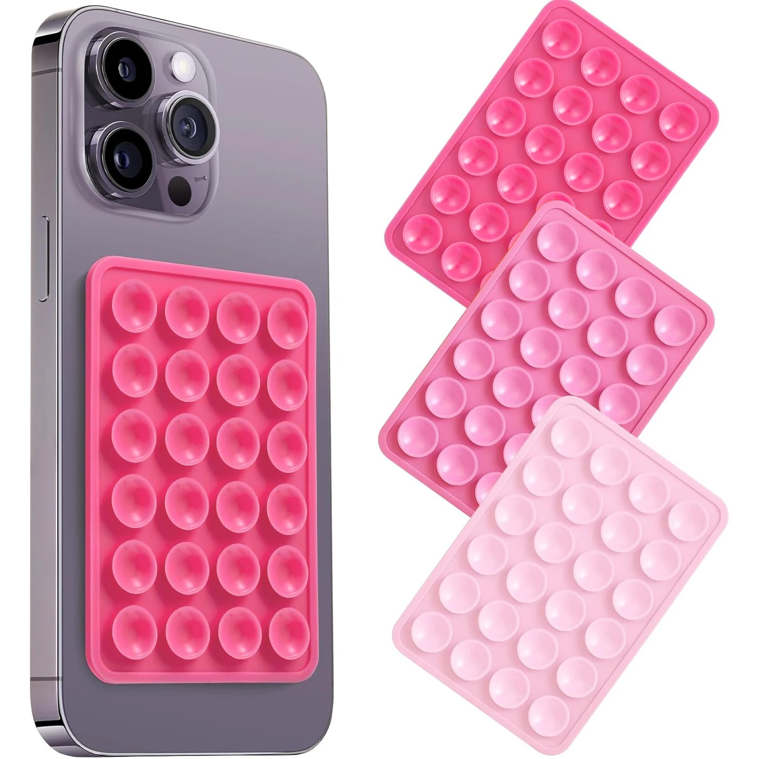 Double-Sided Silicone Suction Phone Mount 1 Double-Sided Silicone Suction Phone Mount