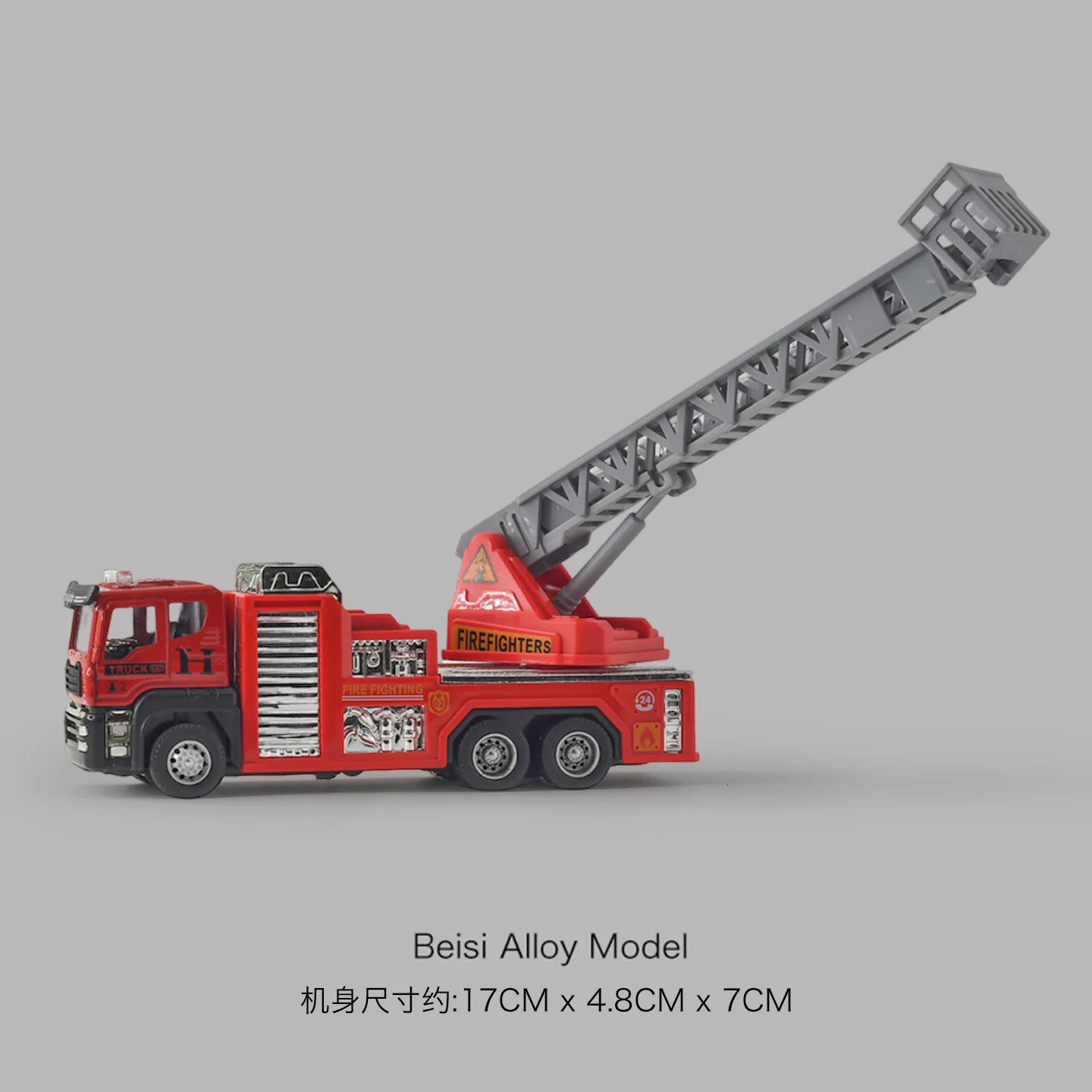 Alloy Fire Truck Toy for Kids and Collectors 3 Alloy Fire Truck Toy for Kids and Collectors - Image 3