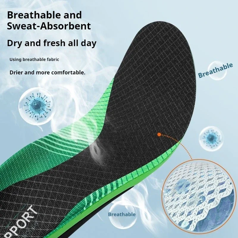 Supportive Green Sports Insoles XD-101 (EU Sizes 35-46) 5 Supportive Green Sports Insoles XD-101 (EU Sizes 35-46) - Image 5