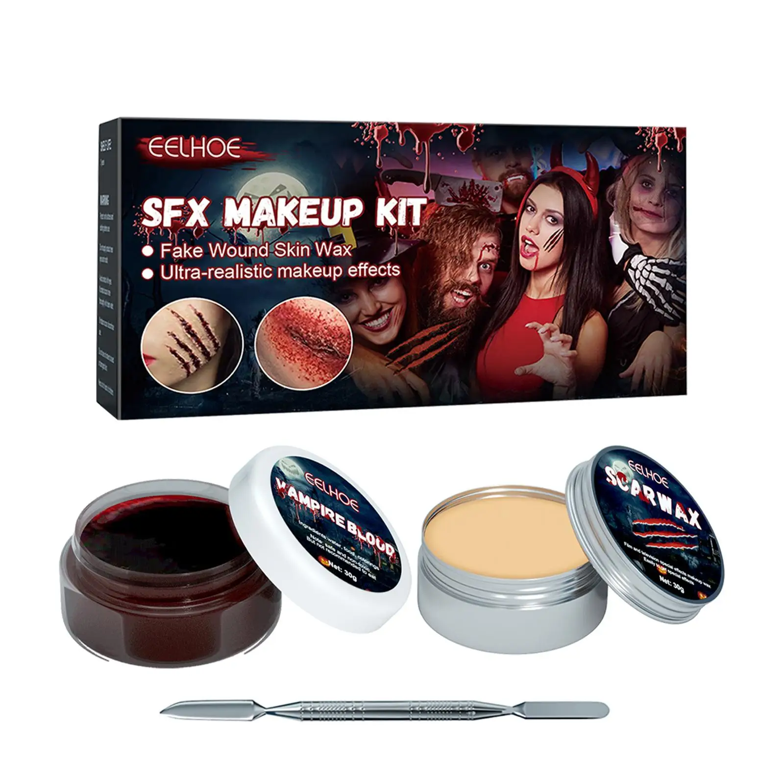 Realistic Horror Makeup Kit for Scars 6 Realistic Horror Makeup Kit for Scars - Image 6