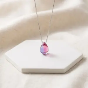 Vibrant Water Drop Necklace for Women 16 S56a1873b011847978c3df0974d0775bfA