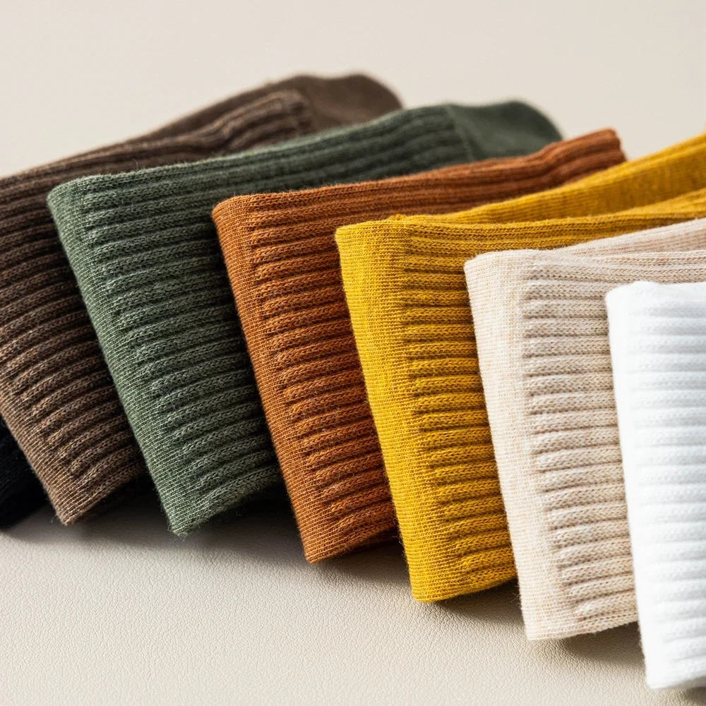 Women's Mid-Calf Toe Socks Set - 4 Pairs 6 Women's Mid-Calf Toe Socks Set - 4 Pairs - Image 6