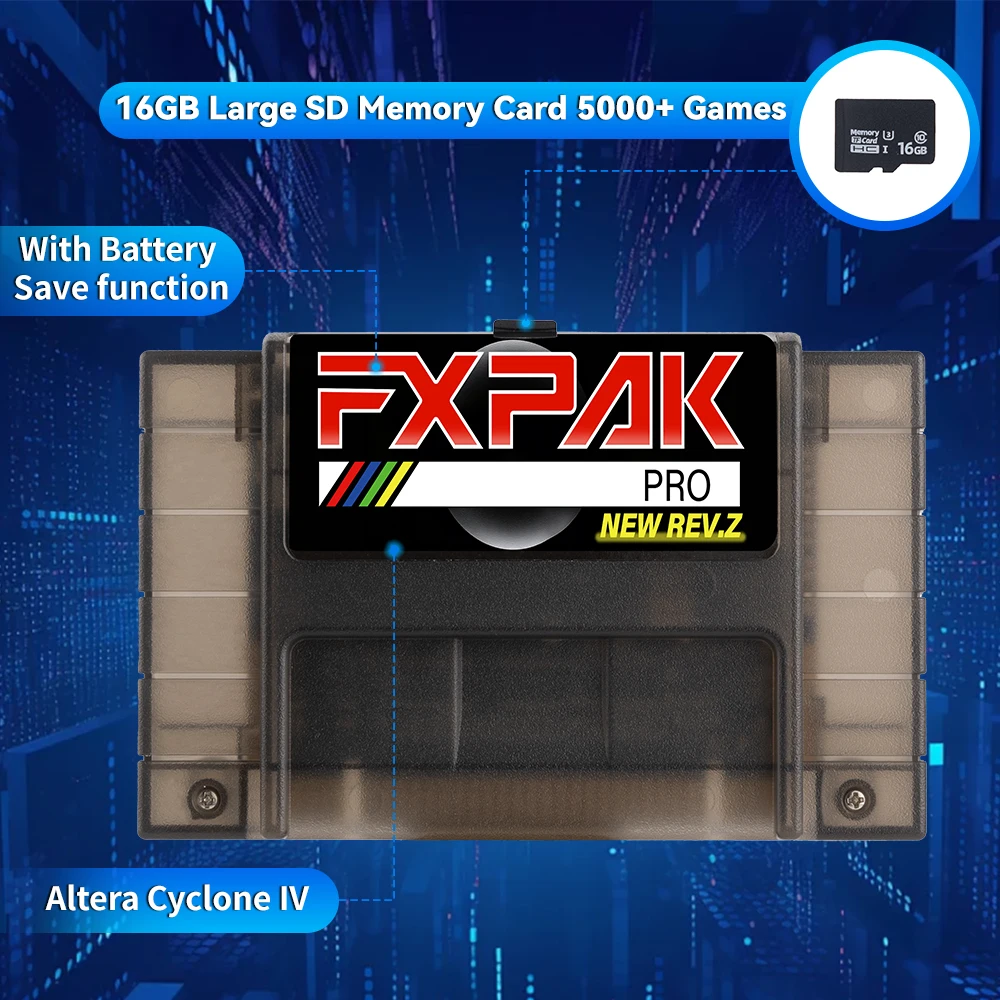 SNES FXPAK Rev. Z Multi-Region Cartridge 5 SNES FXPAK Rev. Z Multi-Region Cartridge - Image 5