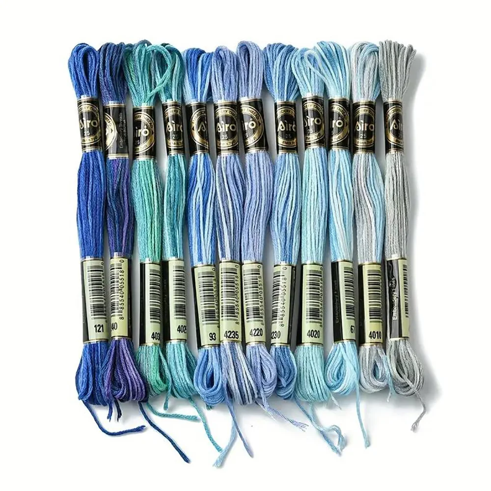 Gradient Embroidery Floss Set by Jiro (12 Skeins) 8 Gradient Embroidery Floss Set by Jiro (12 Skeins) - Image 8