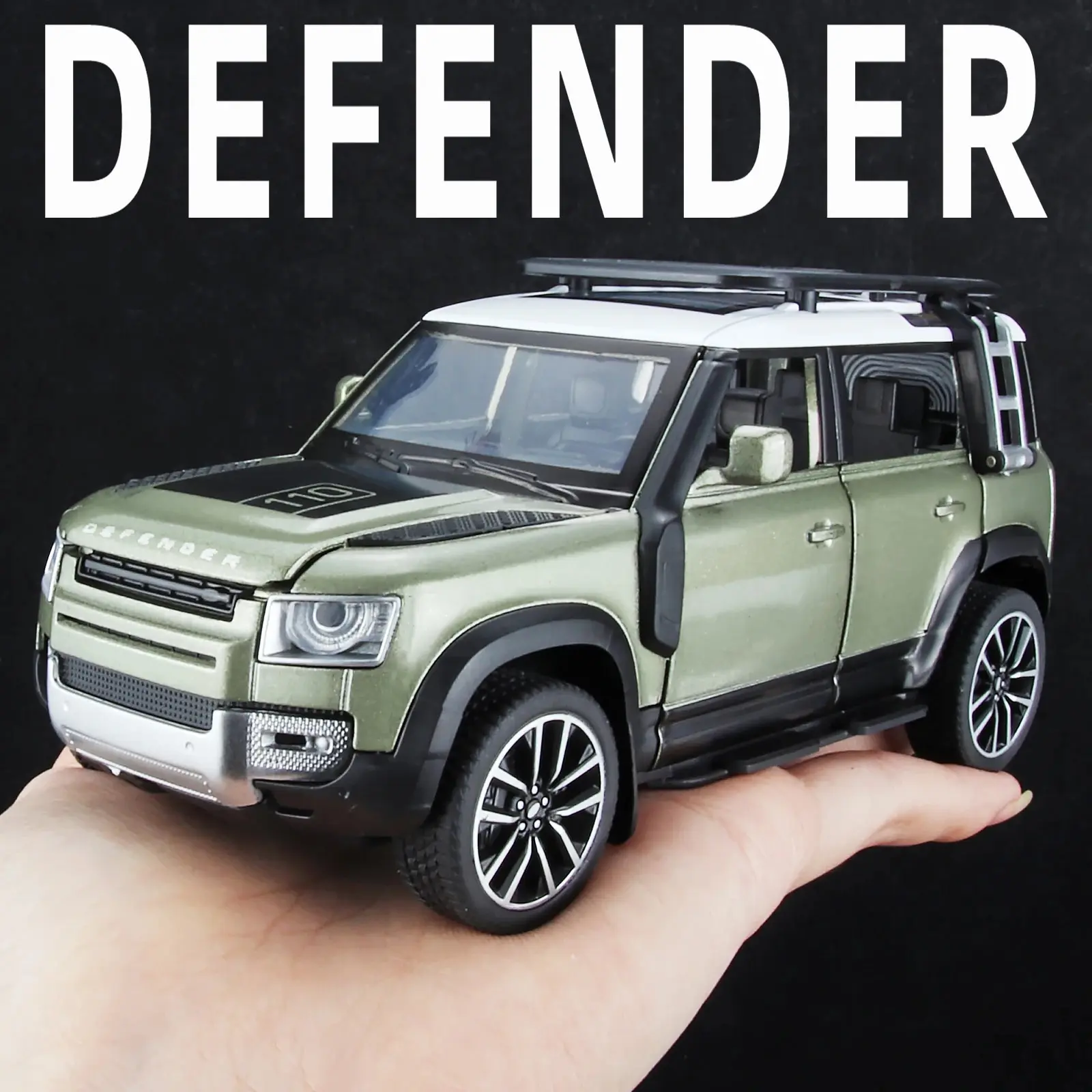 1/32 Land Rover Defender 110 Diecast Model 2 1/32 Land Rover Defender 110 Diecast Model - Image 2