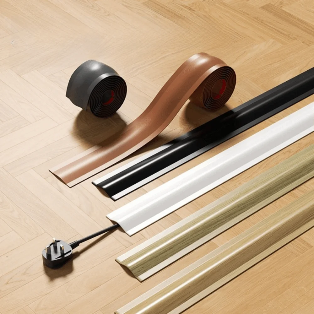 Brown PVC Cable Cover 4.2cm x 100cm 2 Brown PVC Cable Cover 4.2cm x 100cm - Image 2