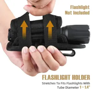 Tactical Nylon Flashlight Holster for 5+ Inch Lights 11 S57b4d159414c4171955cfabec76a504cm