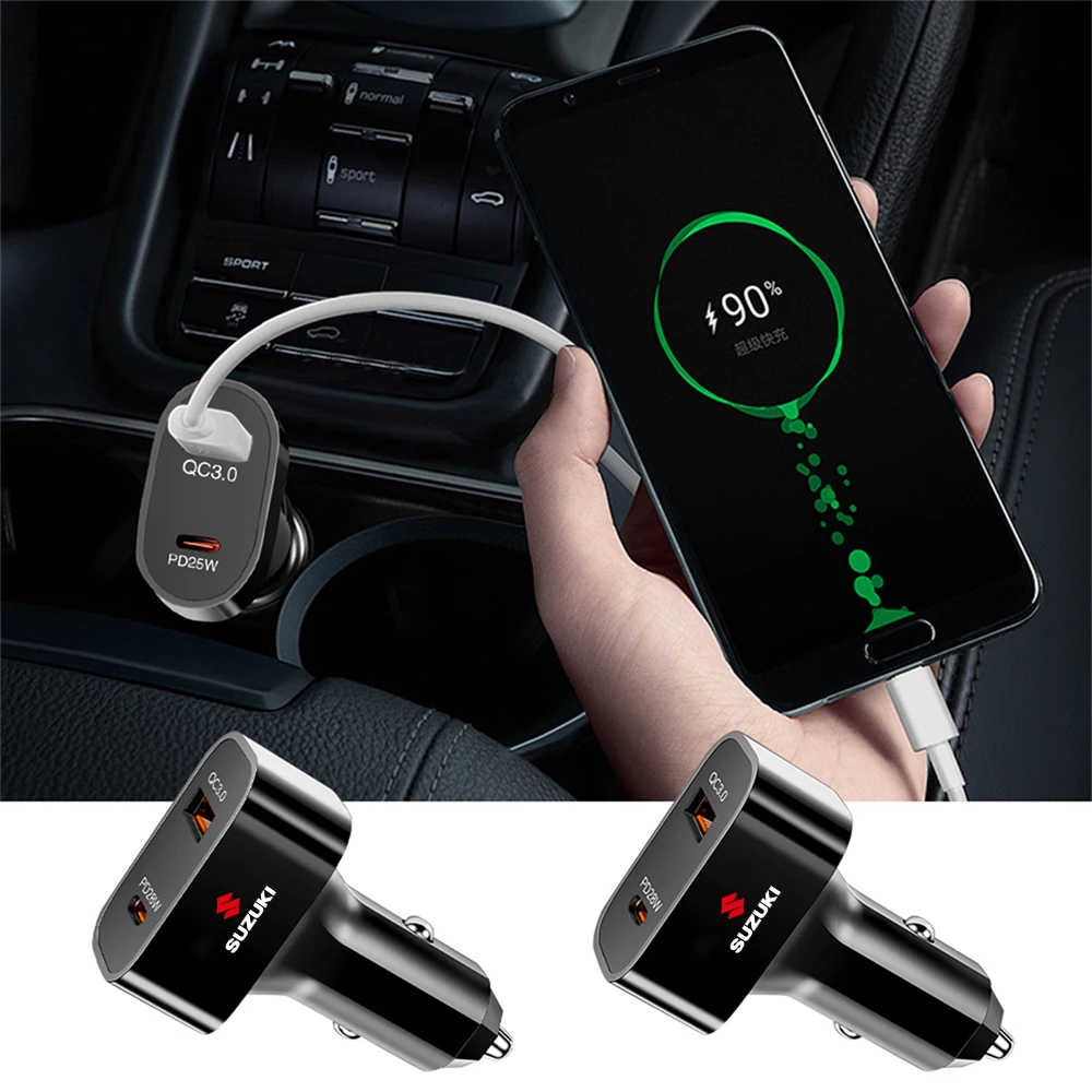Suzuki Dual-Port Car Charger with Quick Charge 6 Suzuki Dual-Port Car Charger with Quick Charge - Image 6