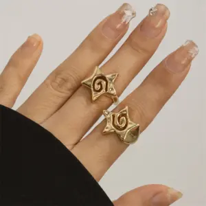 Unisex Adjustable Star Ring Set in Zinc Alloy 17 S58082f053b084849a4b847ae3f9e1015d