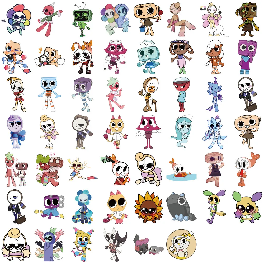 Vibrant Cartoon Sticker Set for Personalization 4 Vibrant Cartoon Sticker Set for Personalization - Image 4