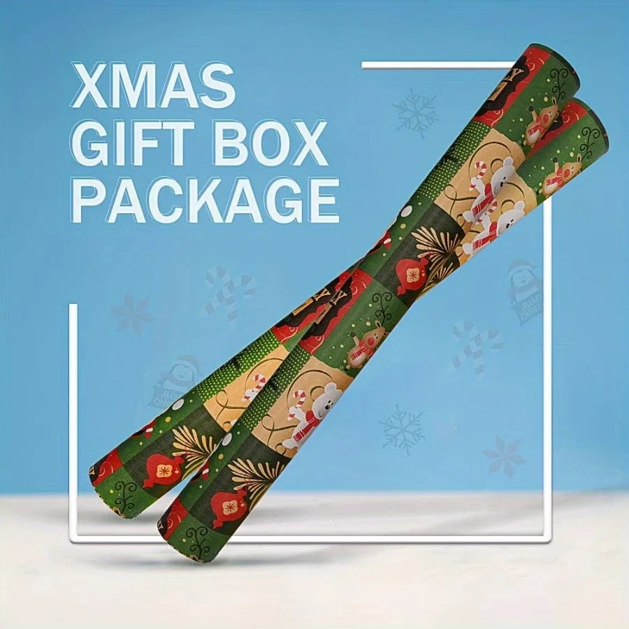 Festive Christmas Wrapping Paper Roll 3 Festive Christmas Wrapping Paper Roll - Image 3