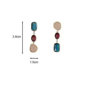 Asymmetric Colorful Resin Earrings 9 S58cc31dba3034f35a05d86db075b85418