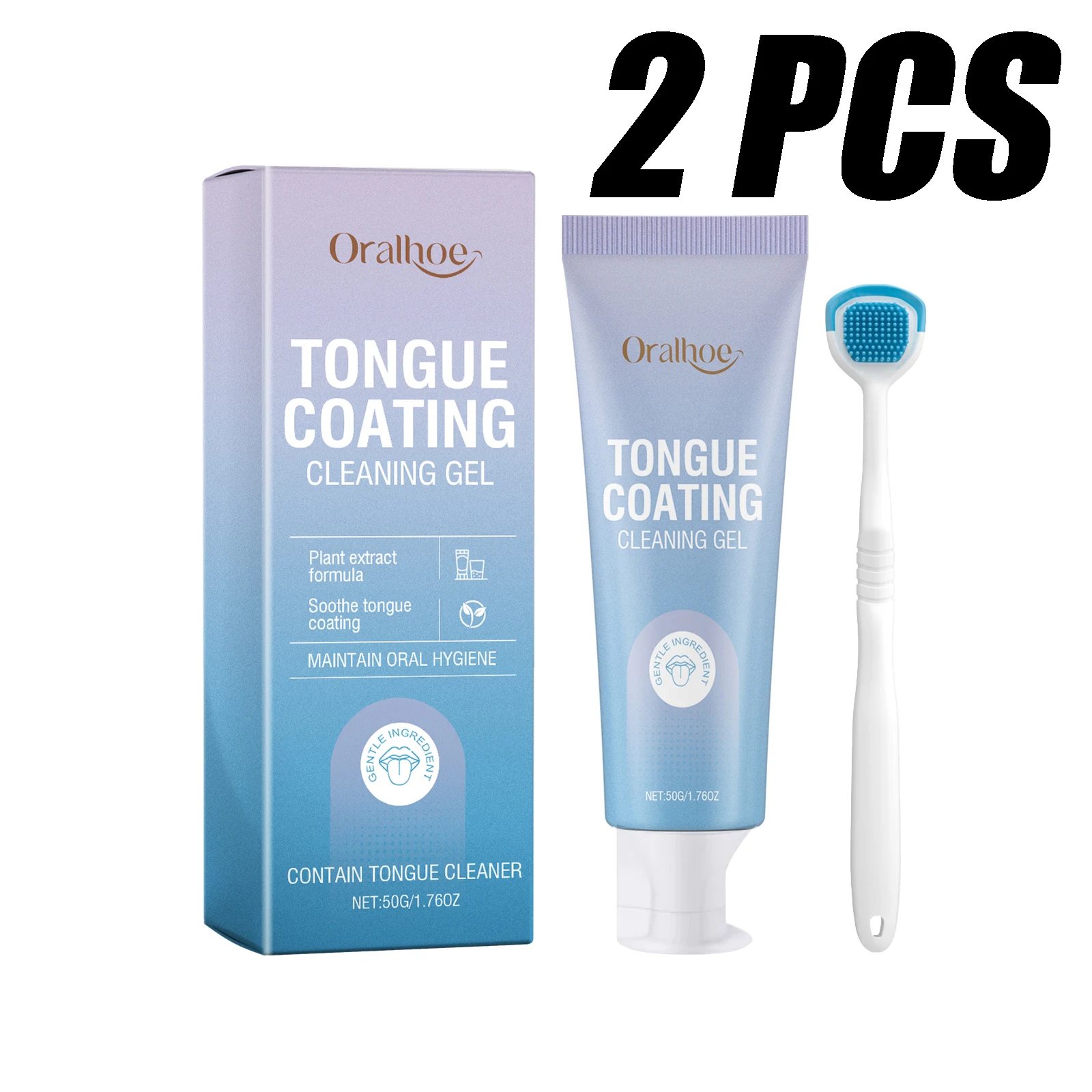 Tongue Cleaning Gel Set with Ergonomic Brush 10 Tongue Cleaning Gel Set with Ergonomic Brush - Image 10