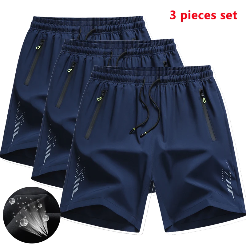 Set of Three Men's Summer Athletic Shorts 4 Set of Three Men's Summer Athletic Shorts - Image 4