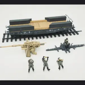 1/72 WWII German 88MM Flak Model with Flatbed 7 S5945ff650b9c4c01a35db41ac5843b219