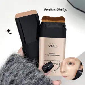 Dual-End Foundation Stick with Built-in Brush 20g