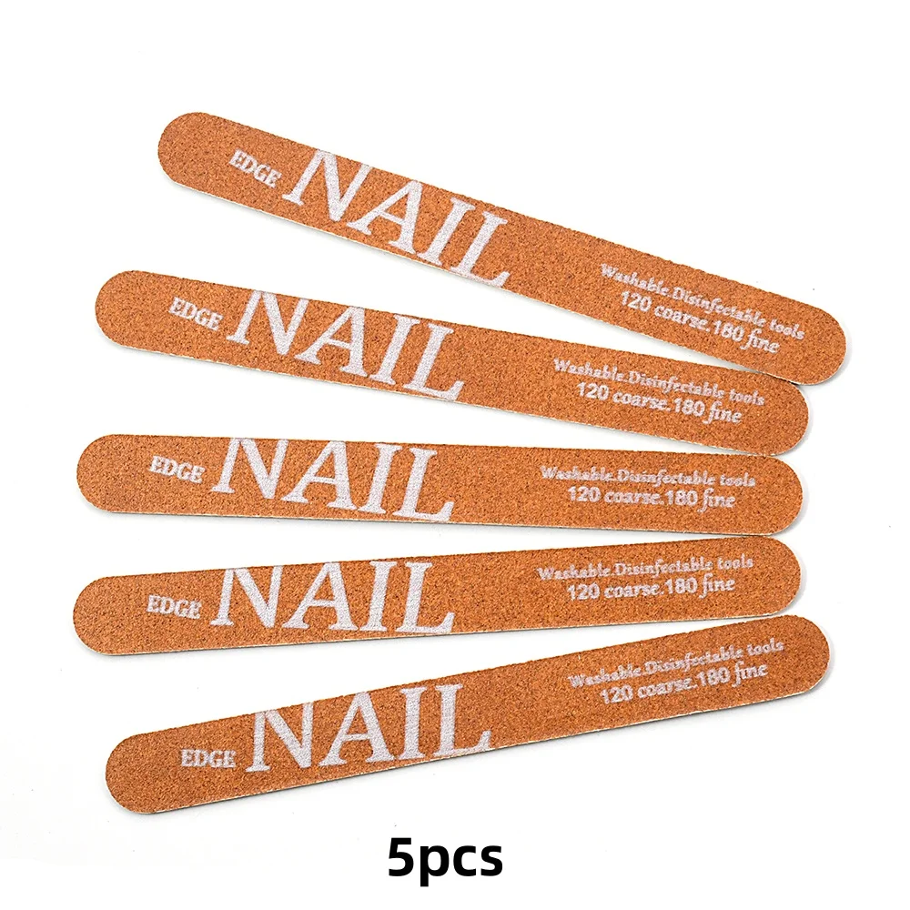 Professional Brown Wooden Nail Files Set 8 Professional Brown Wooden Nail Files Set - Image 8