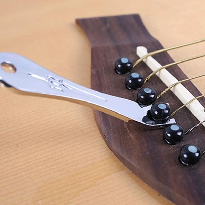 Metal Guitar Bridge Pin Puller for Acoustic Guitars 2 Metal Guitar Bridge Pin Puller for Acoustic Guitars - Image 2
