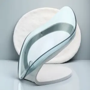Leaf-Shaped Soap Dish with Suction Base 14 S59da48ce0cdc472192401c8032b1d893V