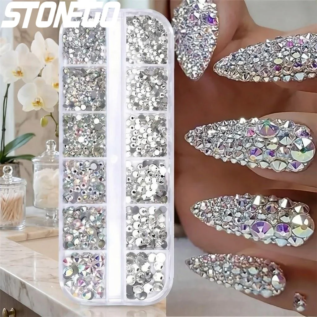 Sparkling Rhinestone Nail Art Decoration Set 1 Sparkling Rhinestone Nail Art Decoration Set