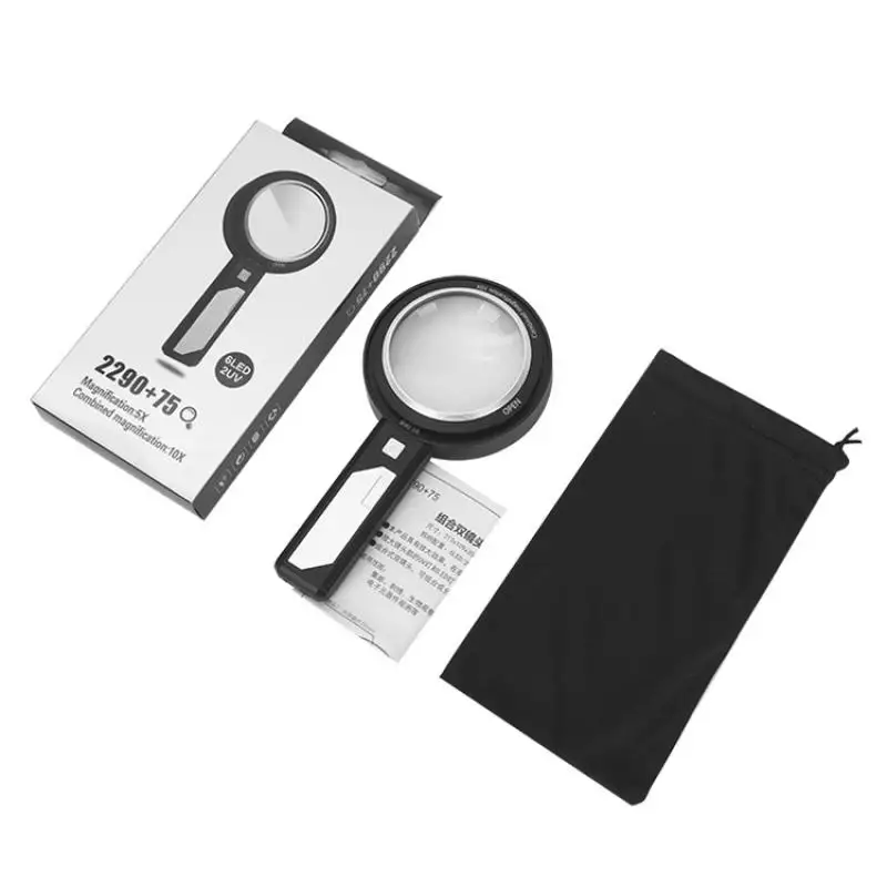 Rechargeable Handheld Magnifier with LED Lights 4 Rechargeable Handheld Magnifier with LED Lights - Image 4