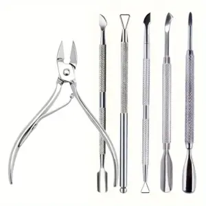 Stainless Steel Nail Care Set for Professionals