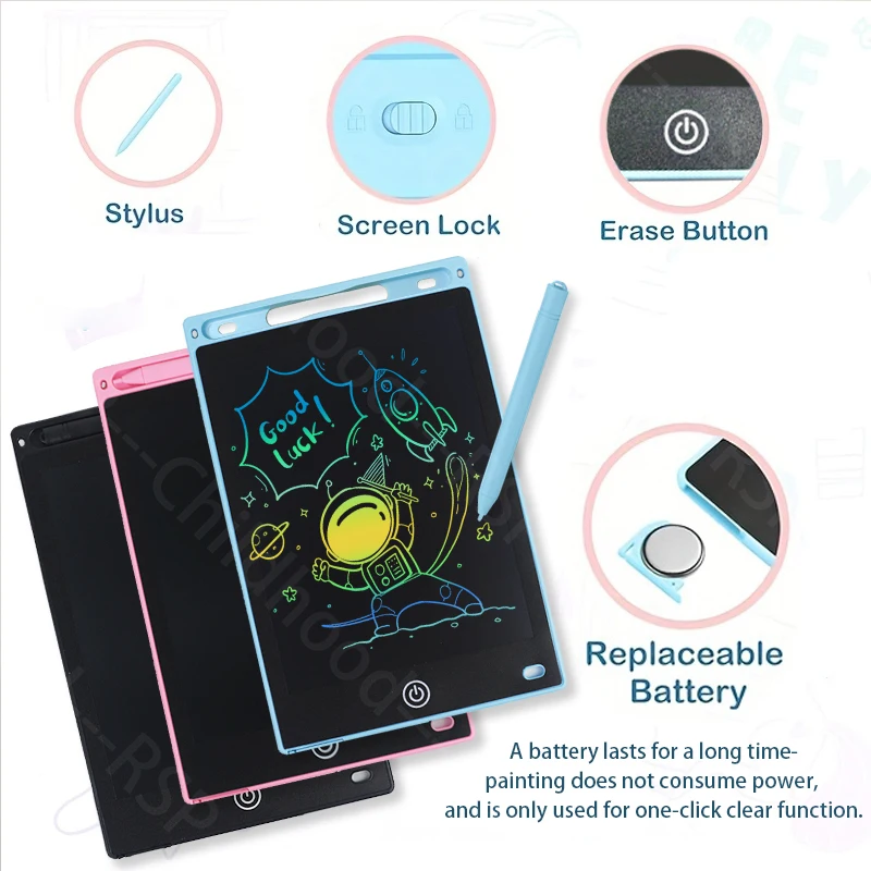 8.5-Inch LCD Drawing Tablet for Kids 4 8.5-Inch LCD Drawing Tablet for Kids - Image 4