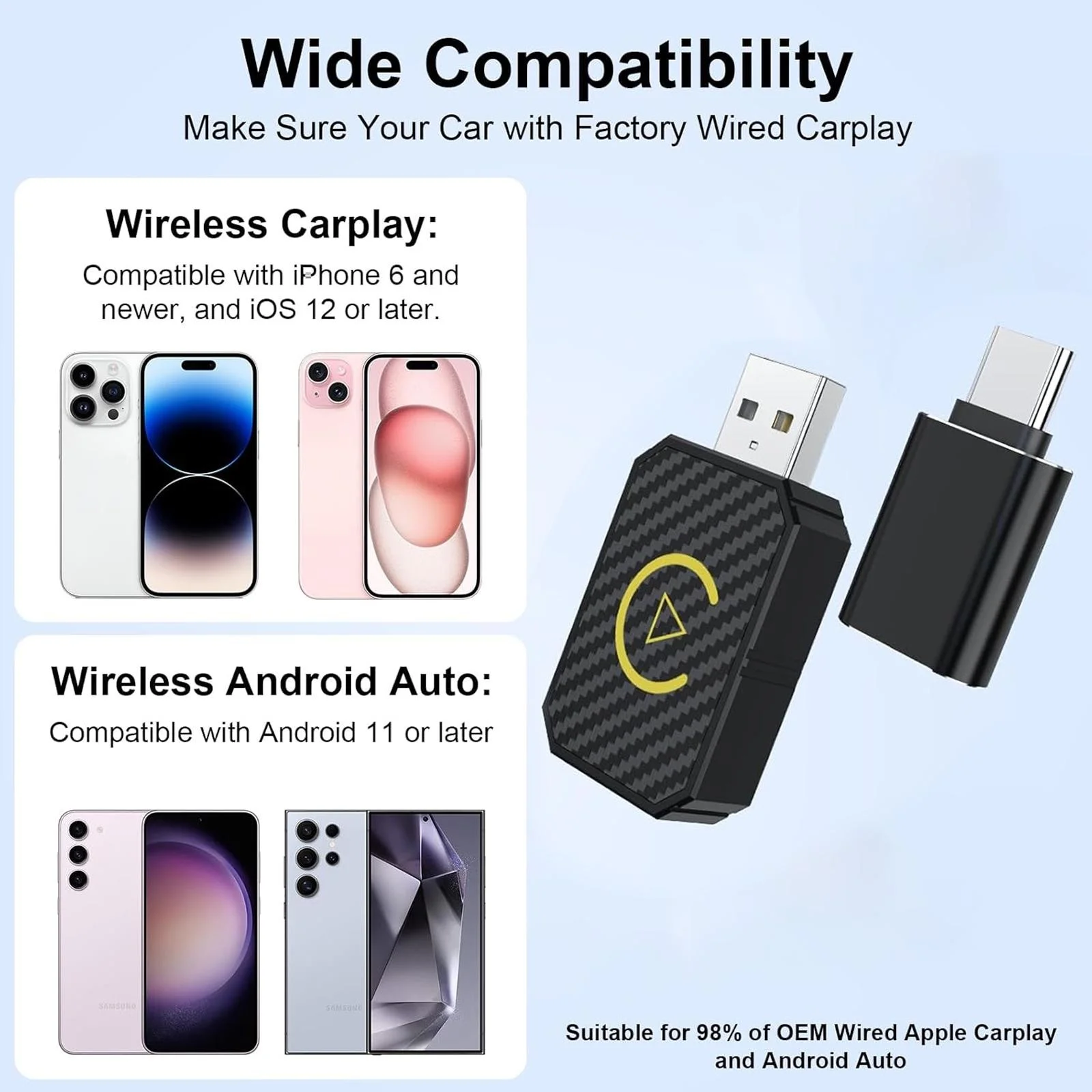 Wireless CarPlay Adapter for iPhone and Android 3 Wireless CarPlay Adapter for iPhone and Android - Image 3