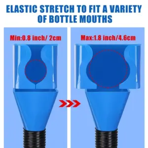 Bright Blue Foldable Car Refueling Funnel Set 12 S5b6d17a48eed41d3a471774e58cf3ab8k