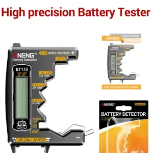 Digital Battery Tester 1.5V-12V for Household & Automotive 13 S5c12039622574859a36a35d528fe88f6N