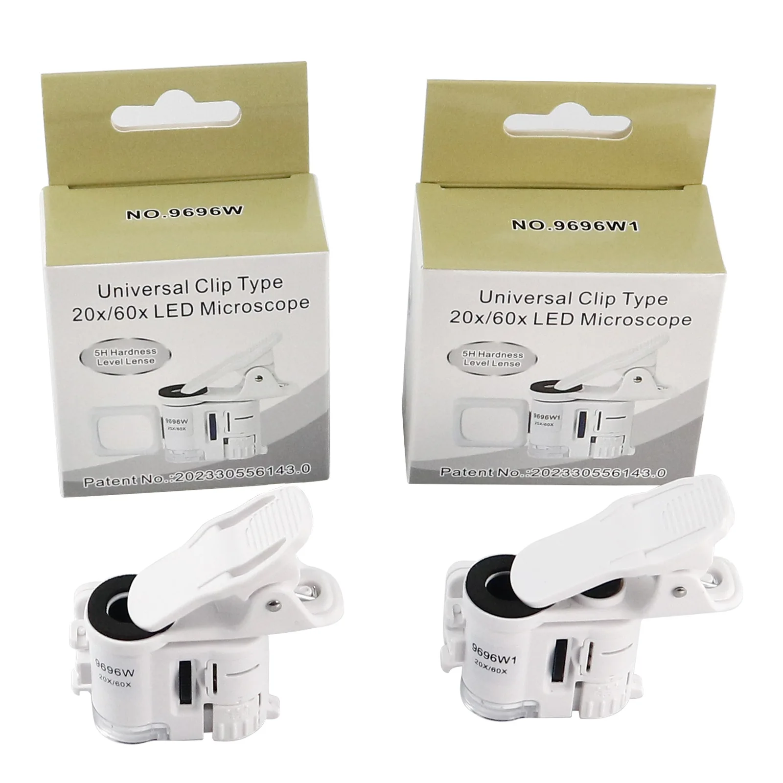 Portable Clamp Microscope with 20x & 60x Magnification 1 Portable Clamp Microscope with 20x & 60x Magnification