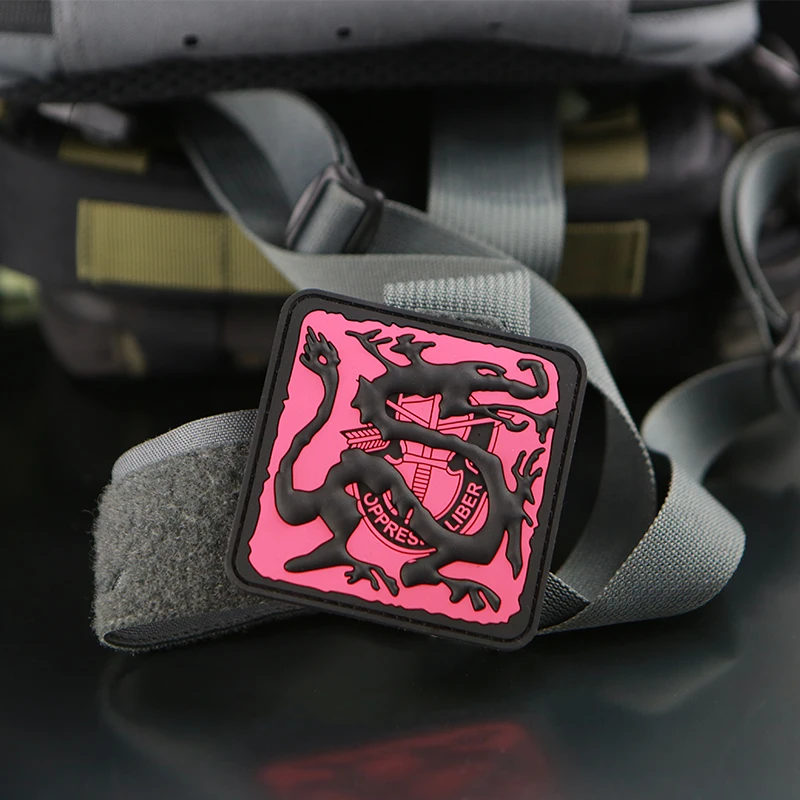 Vibrant Ronin 3D PVC Dragon Backpack Patch 4 Vibrant Ronin 3D PVC Dragon Backpack Patch - Image 4