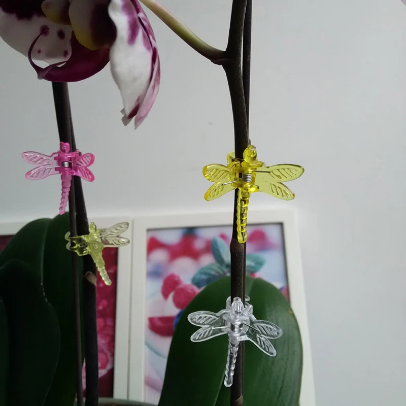 Vibrant Dragonfly Plant Support Clips Set of 30 6 Vibrant Dragonfly Plant Support Clips Set of 30 - Image 6