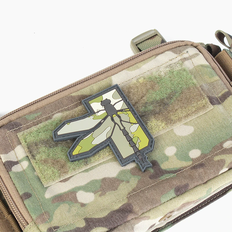 Camouflage Dragonfly PVC Patch for Tactical Gear 2 Camouflage Dragonfly PVC Patch for Tactical Gear - Image 2