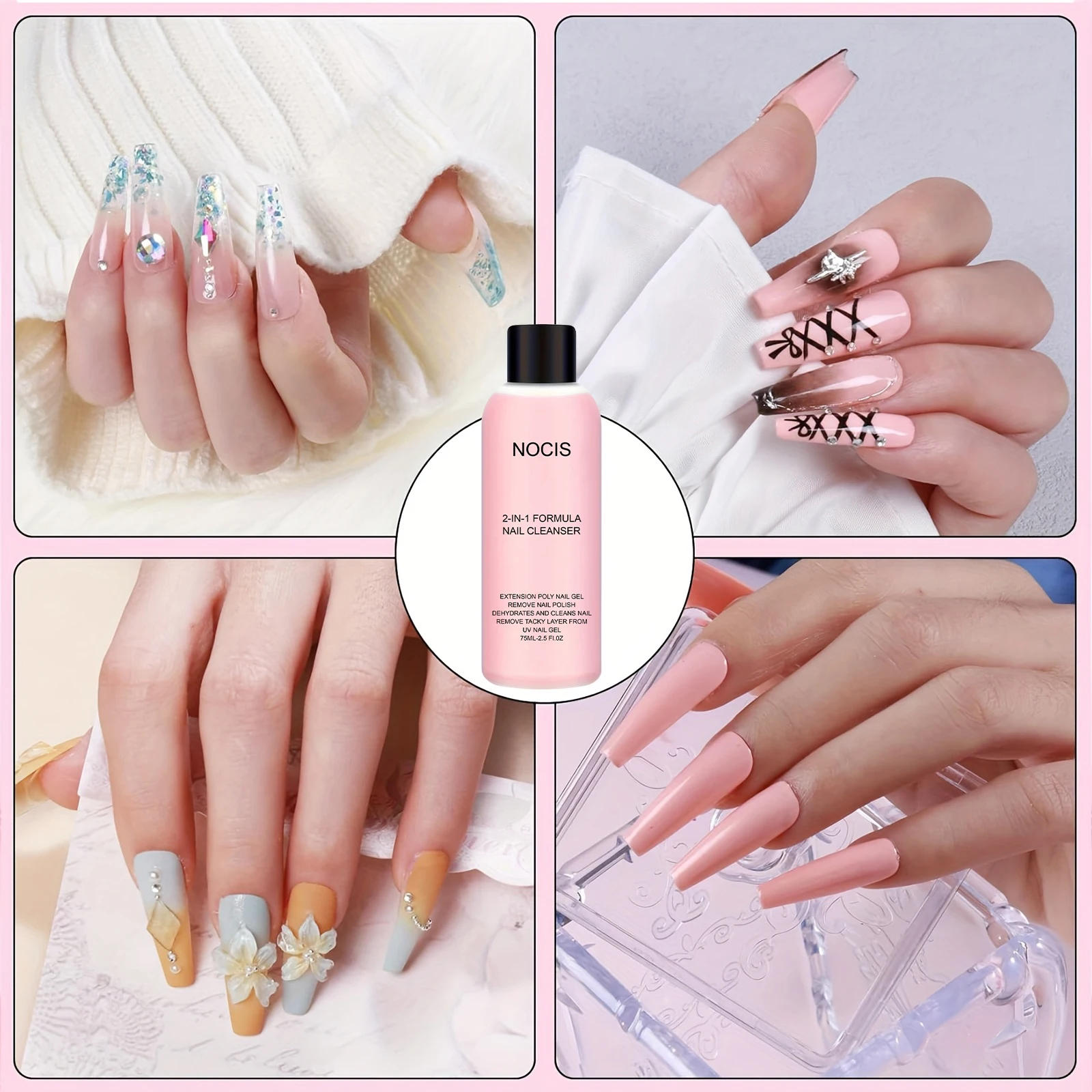 NOCIS 2-in-1 Gel Cleanser for Nails 75ml 5 NOCIS 2-in-1 Gel Cleanser for Nails 75ml - Image 5