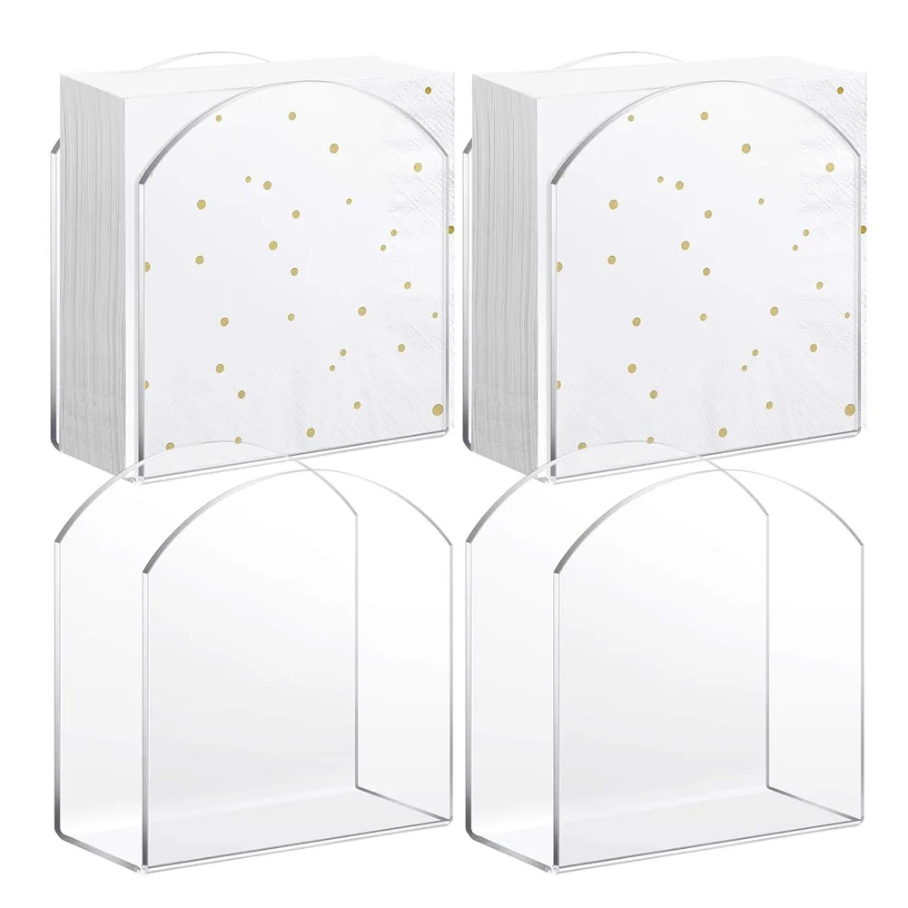 Modern Acrylic Napkin Holder - Set of 2 7 Modern Acrylic Napkin Holder - Set of 2 - Image 7