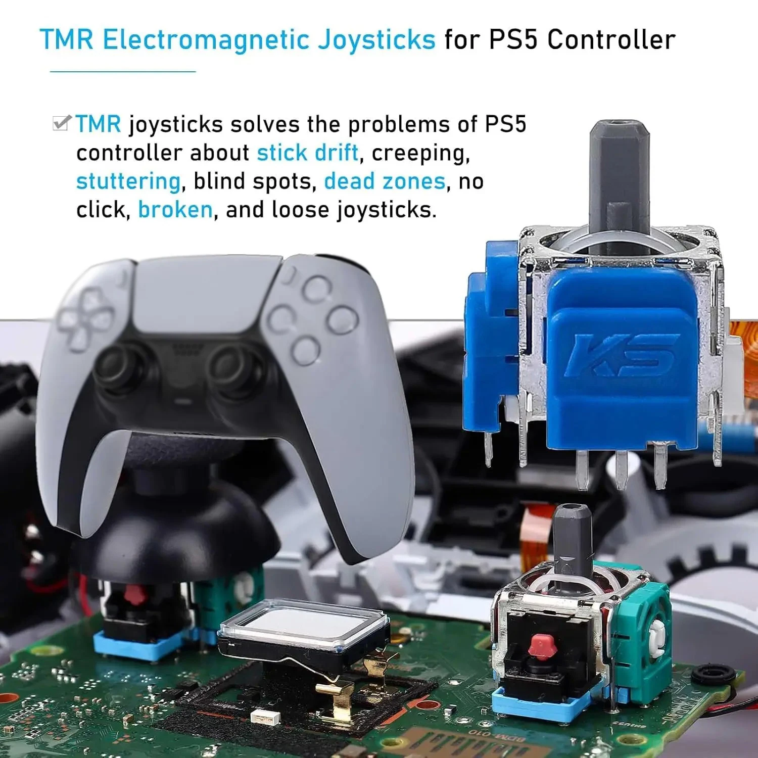 Electromagnetic Hall Effect Joystick Set for Gaming 2 Electromagnetic Hall Effect Joystick Set for Gaming - Image 2