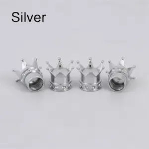 Crown Aluminum Valve Caps for Vehicles 16 S5e1395f8ae934b51bffee4a248a3af9eZ