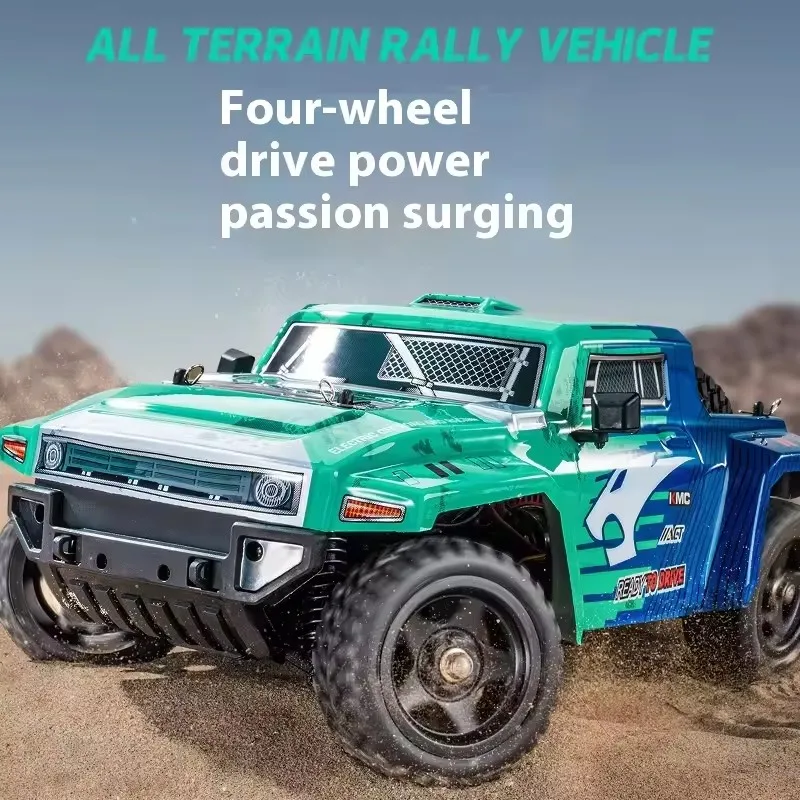 Green and Red Off-Road RC Truck 1:12 Scale 3 Green and Red Off-Road RC Truck 1:12 Scale - Image 3