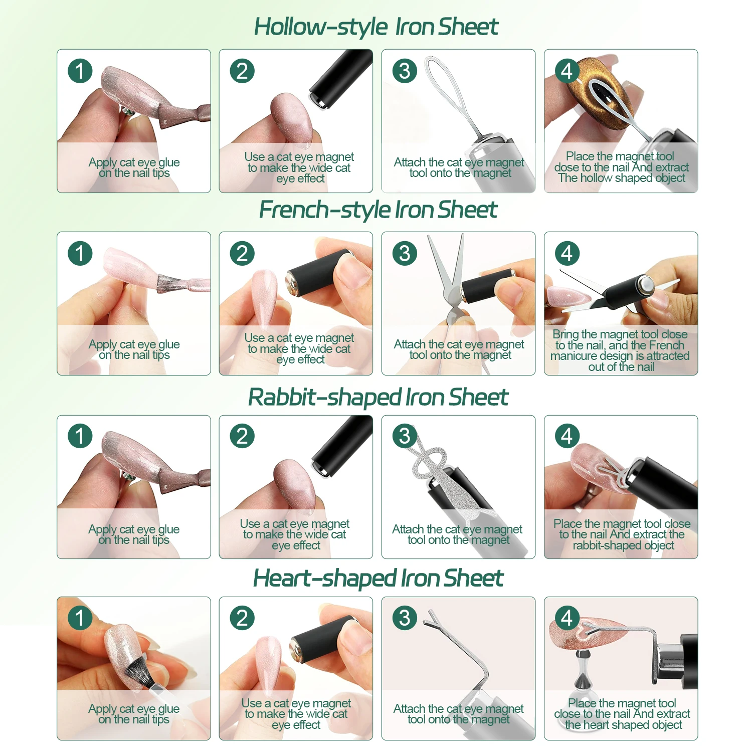 Stainless Steel Nail Art Magnet Kit 4 Stainless Steel Nail Art Magnet Kit - Image 4