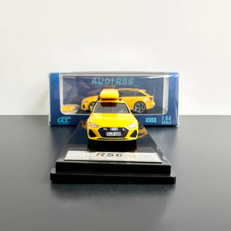 Vibrant Yellow Resin RS6 Avant Model 1/64 Scale 3 Vibrant Yellow Resin RS6 Avant Model 1/64 Scale - Image 3