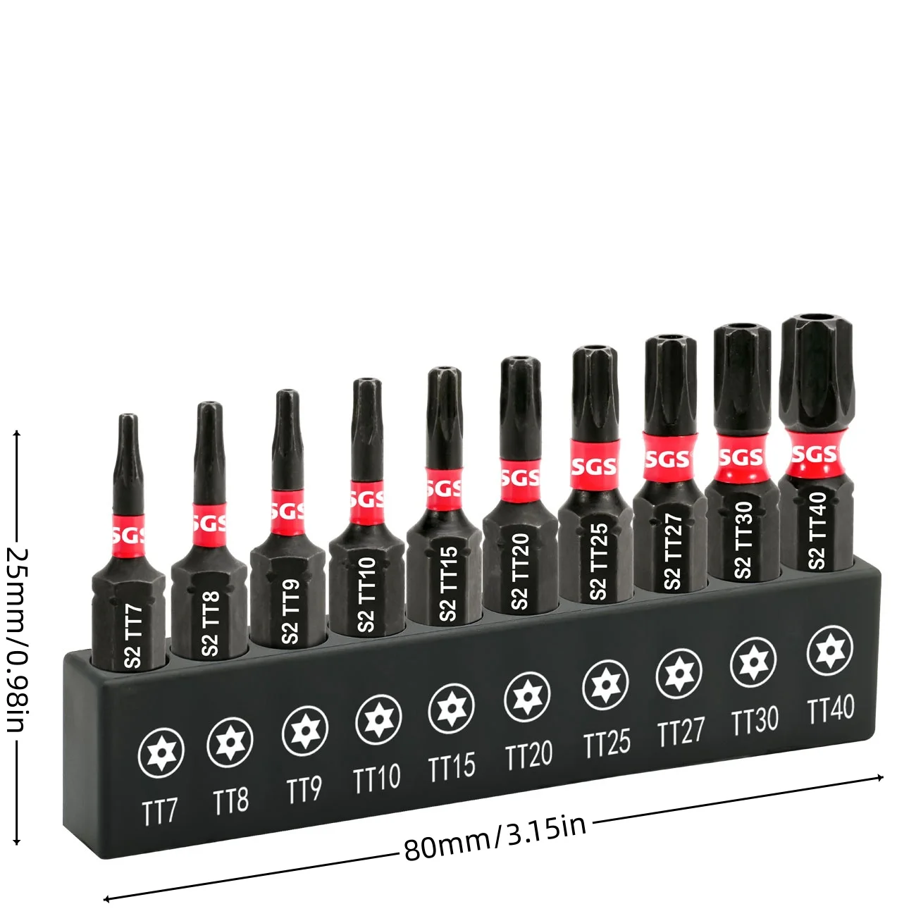 Impact-Resistant S2 Steel Torx Bits Set 2 Impact-Resistant S2 Steel Torx Bits Set - Image 2