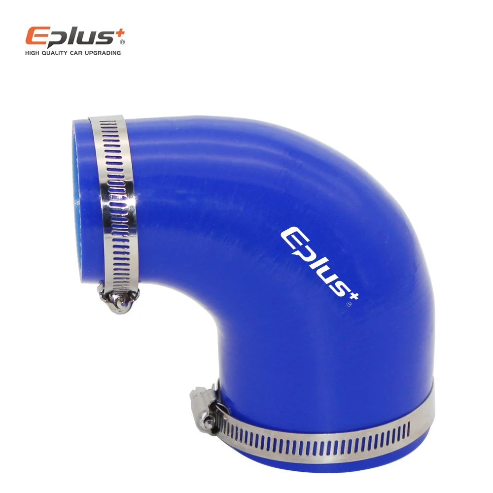 Blue Silicone Turbo Intake Pipe Connector 90° Elbow 5 Blue Silicone Turbo Intake Pipe Connector 90° Elbow - Image 5