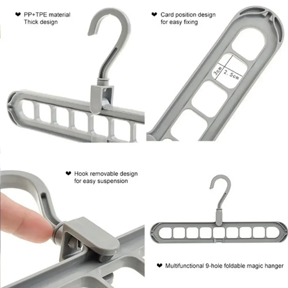 9-Hole Space-Saving Magic Hanger 2 9-Hole Space-Saving Magic Hanger - Image 2