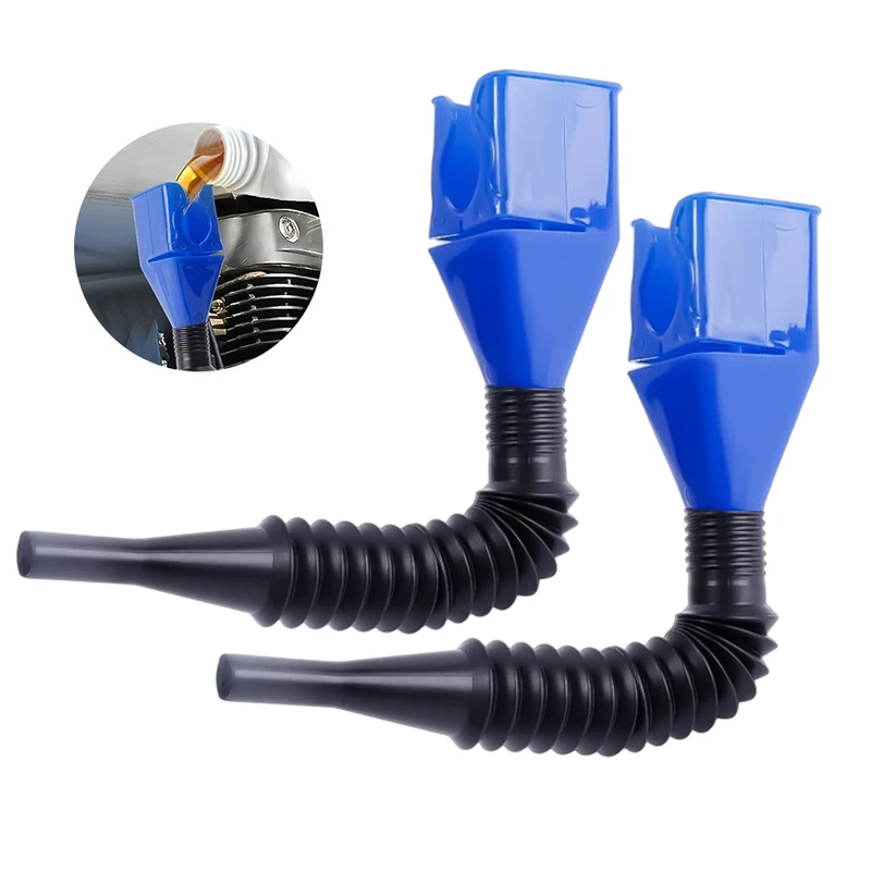Portable Blue Fuel Funnel for Vehicles 9 Portable Blue Fuel Funnel for Vehicles - Image 9