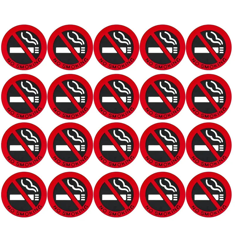 Vehicle No Smoking Sticker 5cm Vinyl 10 Vehicle No Smoking Sticker 5cm Vinyl - Image 10