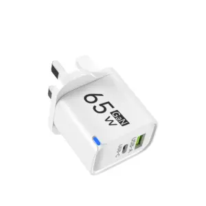 Pink 65W GaN Phone Charger with Dual Ports 19 S60a1d86587f24e029f21b56cc961f5104