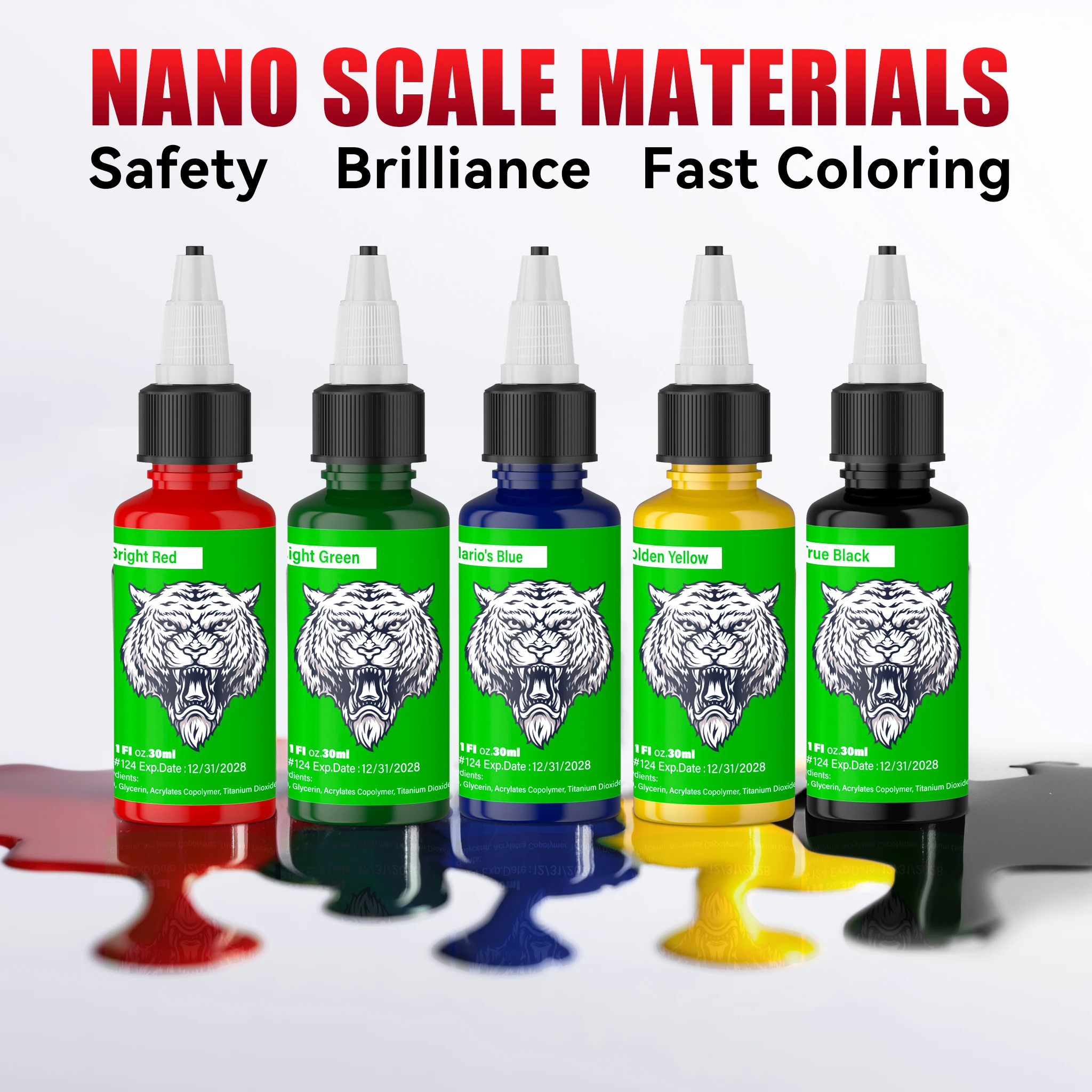 Vibrant DM Tattoo Ink Set – 14/15 Colors 2 Vibrant DM Tattoo Ink Set – 14/15 Colors - Image 2