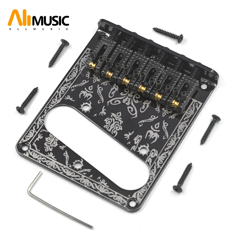 Black 6-String Guitar Bridge for FD TL 2 Black 6-String Guitar Bridge for FD TL - Image 2